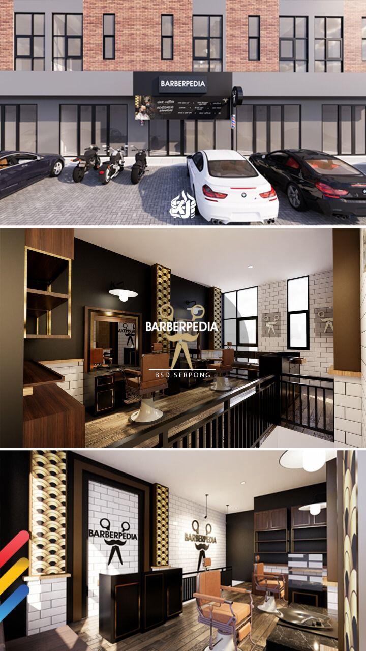 Design 3D Barberpedia barbershop
