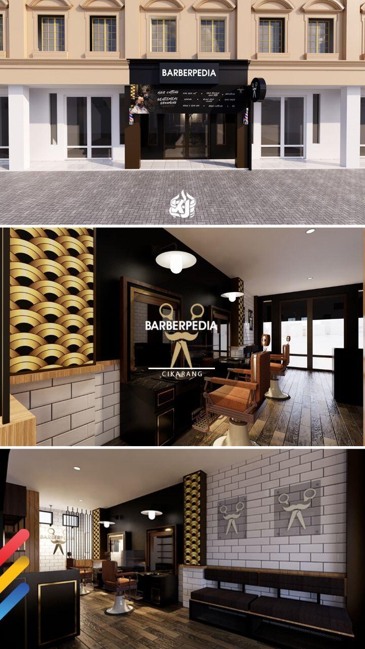 Design 3d Barbershop Barberpedia Cikarang