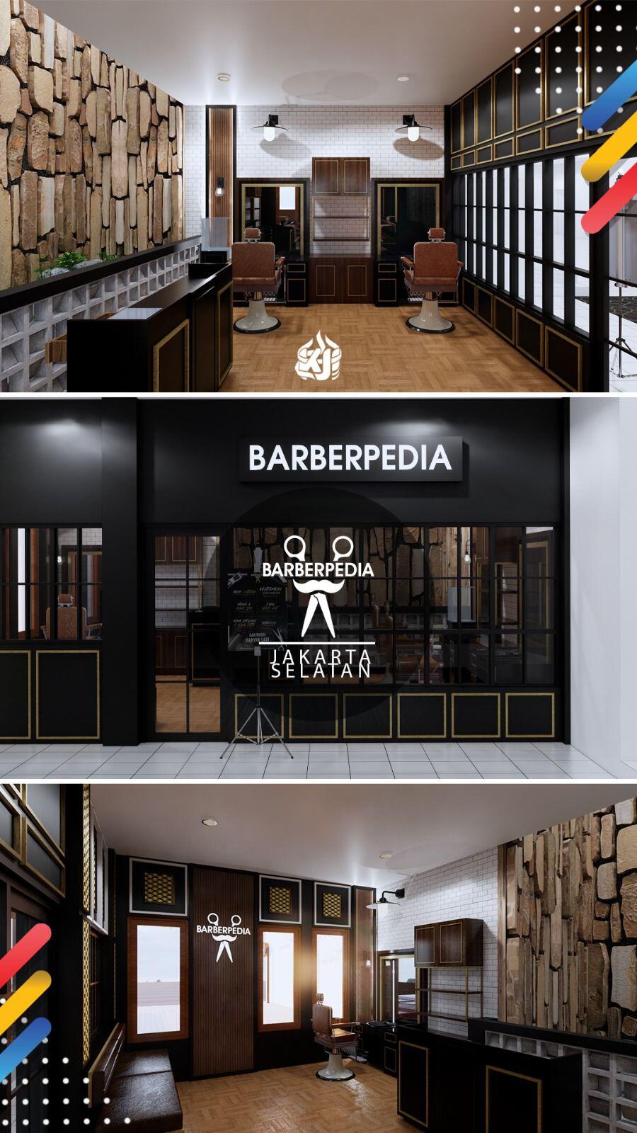 Design 3D Barberpedia barbershop
