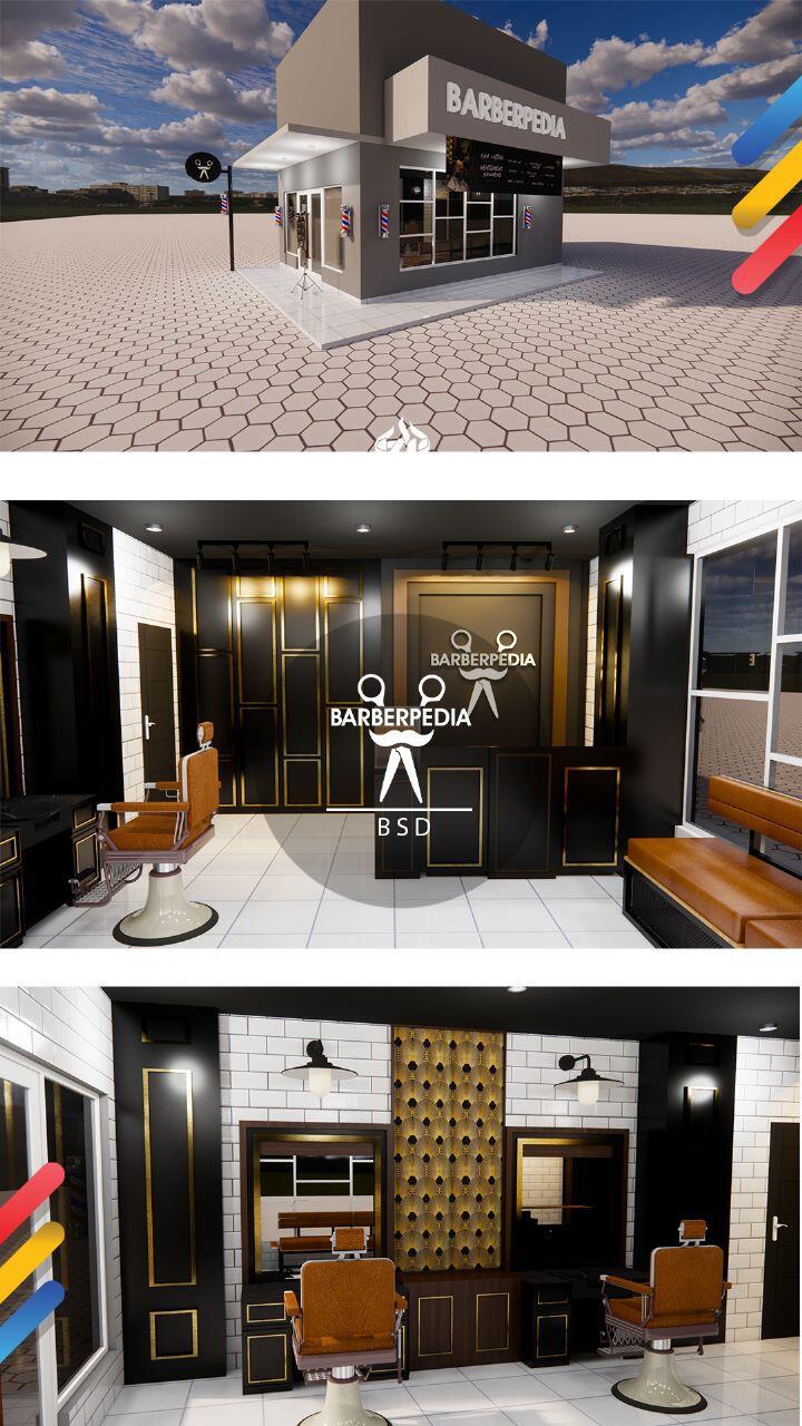 Design 3d Barbershop Barberpedia BSD