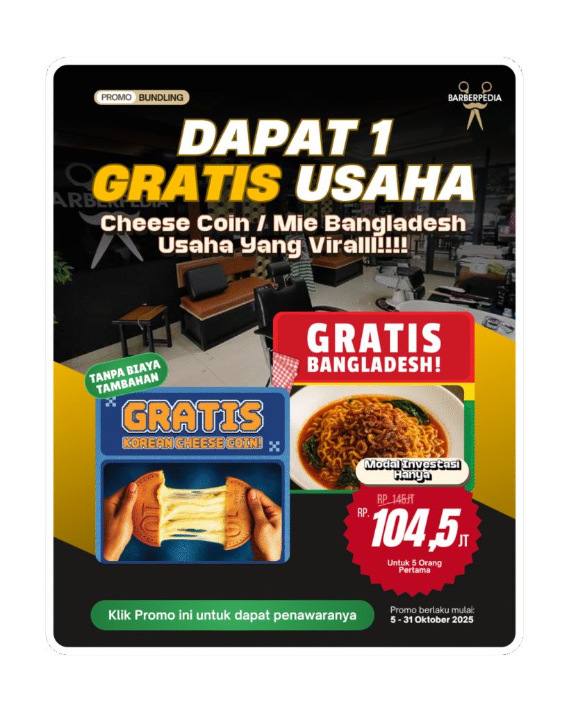 promo bundling bisnis barberpedia
